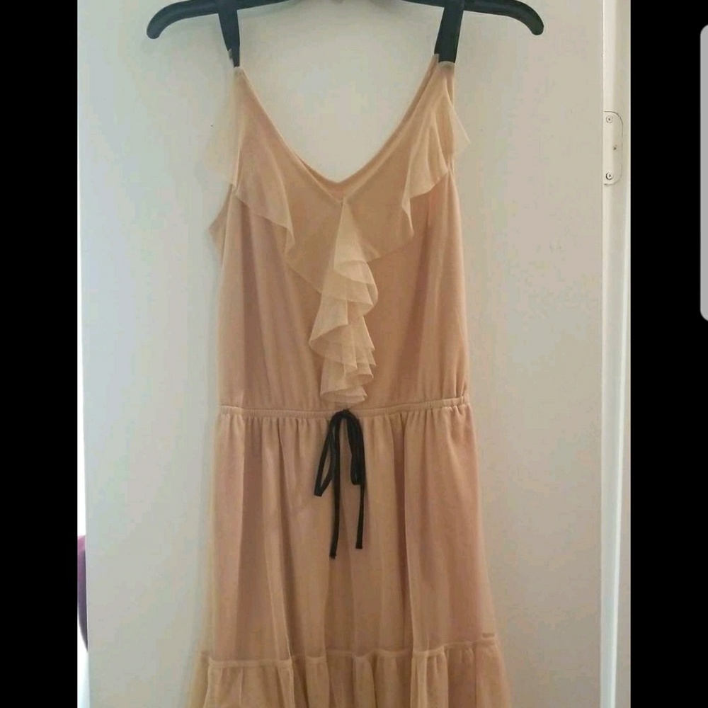 Blush pink mini dress